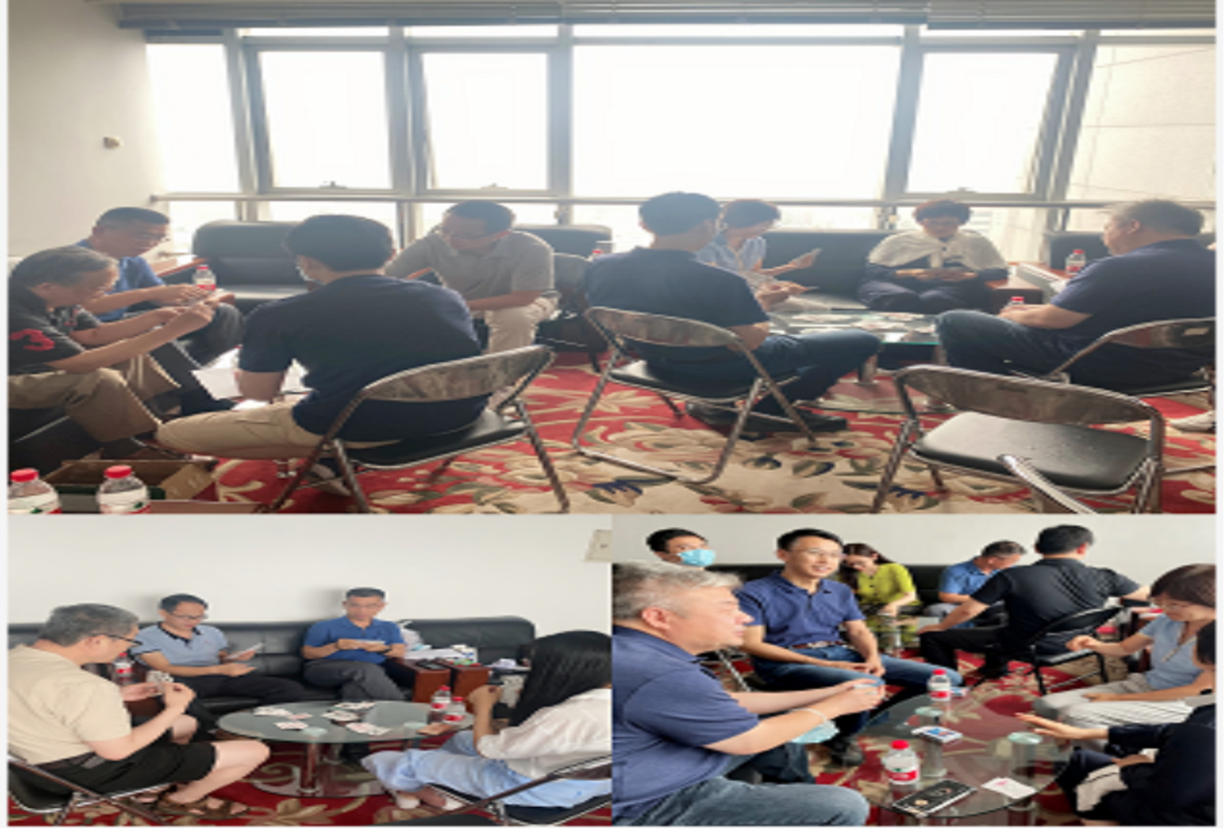 桌子上放着笔记本电脑的一群人

低可信度描述已自动生成